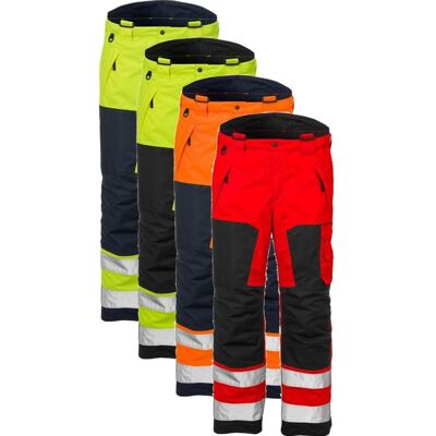Fristads 100994 Hi Vis Airtech® Vinterbukser Kl.2 2035 / Arbejdsbukser Hi-Vis Orange/marine Xs Fristads 100994 Hi Vis Airtech® Vinterbukser Kl.2 2035 / Arbejdsbukser Hi-Vis Orange/marine Xs