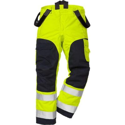 Fristads 109424 Flamestat Hi Vis Vinter Bukser Kl.2 2085 / Arbejdsbukser Hi-Vis Gul/marine M Fristads 109424 Flamestat Hi Vis Vinter Bukser Kl.2 2085 / Arbejdsbukser Hi-Vis Gul/marine M