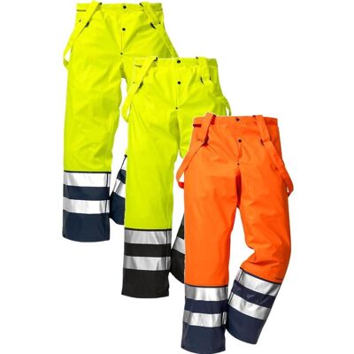 Fristads 111376 Hi Vis Regnbukser Kl.2 2625 Rs / Arbejdsbukser Hi-Vis Gul/sort M Fristads 111376 Hi Vis Regnbukser Kl.2 2625 Rs / Arbejdsbukser Hi-Vis Gul/sort M