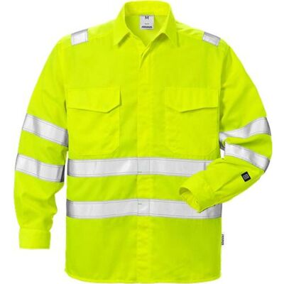 Fristads 124176 Hi Vis Skjorte Kl.3 7049 / Arbejdsskjorte Hi-Vis Gul Xs Fristads 124176 Hi Vis Skjorte Kl.3 7049 / Arbejdsskjorte Hi-Vis Gul Xs
