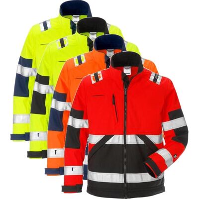 Fristads 125024 Hi Vis Softshelljakke Kl.2 4083 / Arbejdsjakke Hi-Vis Gul/sort 4xl Fristads 125024 Hi Vis Softshelljakke Kl.2 4083 / Arbejdsjakke Hi-Vis Gul/sort 4xl