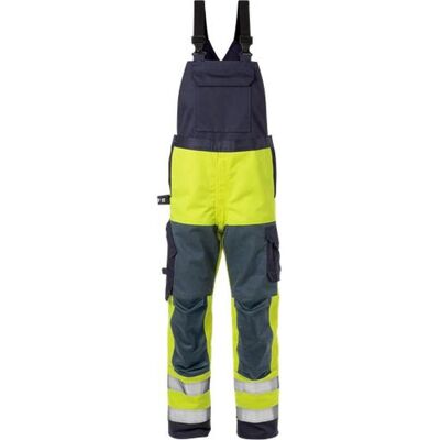 Fristads 125943 Flame Hi Vis Overalls Kl.2 1585 Flam / Arbejdsoveralls Hi-Vis Gul/marine D100 Fristads 125943 Flame Hi Vis Overalls Kl.2 1585 Flam / Arbejdsoveralls Hi-Vis Gul/marine D100