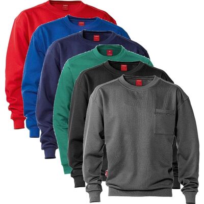 Kansas 100782 Match Sweatshirt / Arbejdstrøje Sort L Kansas 100782 Match Sweatshirt / Arbejdstrøje Sort L