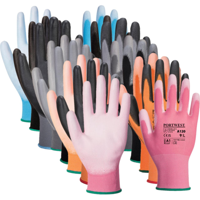 Portwest A120 Pu Montage Handske L Sort Portwest A120 Pu Montage Handske L Sort