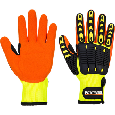 Portwest A721 Slagfast Grip Handske S Gul/orange Portwest A721 Slagfast Grip Handske S Gul/orange