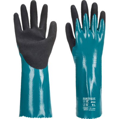 Portwest Ap60 Sandy Grip Lite Handske Xl Blå/sort Portwest Ap60 Sandy Grip Lite Handske Xl Blå/sort