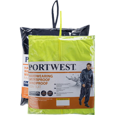 Portwest Gul 3XL Vandtæt Regnsæt - Regnsæt Portwest Gul 3XL Vandtæt Regnsæt - Regnsæt