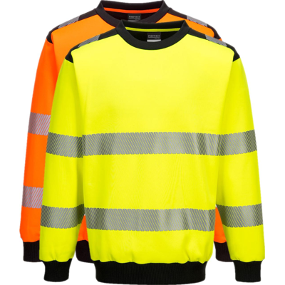 Portwest Pw379 Pw3 Hi-Vis Sweatshirt 4xl Gul/sort Portwest Pw379 Pw3 Hi-Vis Sweatshirt 4xl Gul/sort