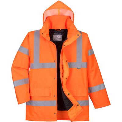 Portwest Rt30 Hi-Vis Trafikjakke 5xl Orange Portwest Rt30 Hi-Vis Trafikjakke 5xl Orange