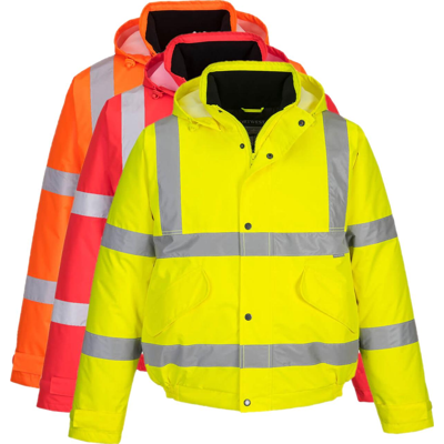 Portwest S463 Hi-Vis Bomber Jakke 5xl Gul Portwest S463 Hi-Vis Bomber Jakke 5xl Gul
