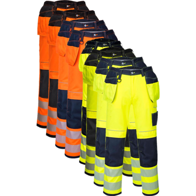 Portwest T501 Pw3 Hi-Vis Bukser M/ Hængelommer 32 Gul/sort Portwest T501 Pw3 Hi-Vis Bukser M/ Hængelommer 32 Gul/sort