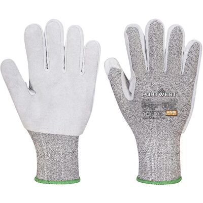 Portwest A674 Cs Cut 13 Læder Handske Sort S Portwest A674 Cs Cut 13 Læder Handske Sort S