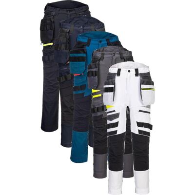 Portwest Dx452 Dx4 Hi-Vis Bukser Med Aftagelige Hængelommer Hvid 28 Portwest Dx452 Dx4 Hi-Vis Bukser Med Aftagelige Hængelommer Hvid 28