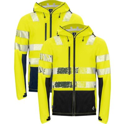 Projob 646416 6416 Skaljakke En Iso 20471 Klasse 3/2 / Arbejdsjakke Yellow/black Xs Projob 646416 6416 Skaljakke En Iso 20471 Klasse 3/2 / Arbejdsjakke Yellow/black Xs