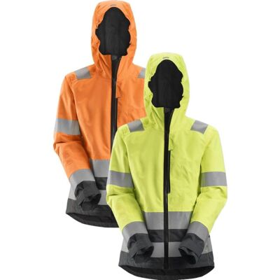 Snickers 1347 High-Vis Vandtæt Dameskaljakke, Klasse 2/3 Orange/koksgrå M Snickers 1347 High-Vis Vandtæt Dameskaljakke, Klasse 2/3 Orange/koksgrå M