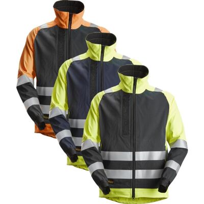 Snickers 1539 High-Vis Jakke, Klasse 2 Gul/sort M Snickers 1539 High-Vis Jakke, Klasse 2 Gul/sort M