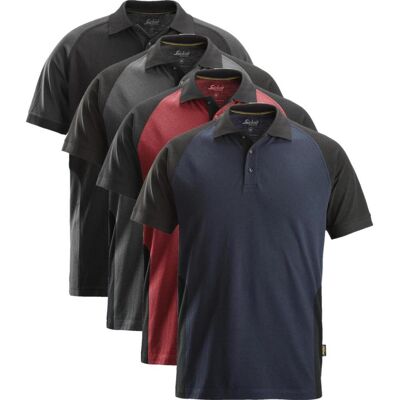 Snickers 2750 Tofarvet Polo Shirt Navy/sort L Snickers 2750 Tofarvet Polo Shirt Navy/sort L