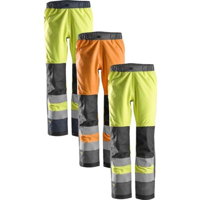 Snickers 6530 Allroundwork, High-Vis Vandtætte Skalbukser, Klasse 2 Hv Orange/koksgrå 2xl Snickers 6530 Allroundwork, High-Vis Vandtætte Skalbukser, Klasse 2 Hv Orange/koksgrå 2xl
