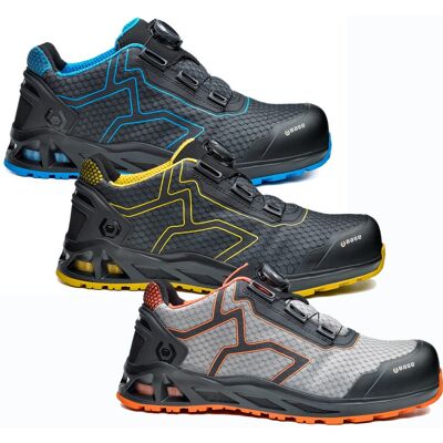 Base B1005 Sikkerhedssko Med Boa K-Jump/ K-Trek/ K-Rush S1p Hro Src-Sort/orange-42 Base B1005 Sikkerhedssko Med Boa K-Jump/ K-Trek/ K-Rush S1p Hro Src-Sort/orange-42