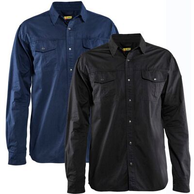 Blåklåder Blåkläder 3297 Twill Skjorte Bomuld / Twill Skjorte Bomuld - Xl - Marineblå Blåklåder Blåkläder 3297 Twill Skjorte Bomuld / Twill Skjorte Bomuld - Xl - Marineblå