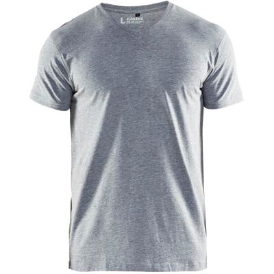 Blåklåder Blåkläder 3360 T-Shirt V-Udskæring / T-Shirt V-Udskæring - L - Gråmeleret Blåklåder Blåkläder 3360 T-Shirt V-Udskæring / T-Shirt V-Udskæring - L - Gråmeleret