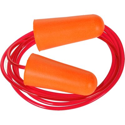 Portwest Ep08 Pu Ørepropper Med Snor (200par)-Orange-One Size Portwest Ep08 Pu Ørepropper Med Snor (200par)-Orange-One Size