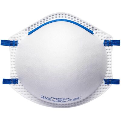 Portwest P200 Ffp2 Filtermaske ( Kasse Á 20 Stk )-Hvid-One Size Portwest P200 Ffp2 Filtermaske ( Kasse Á 20 Stk )-Hvid-One Size