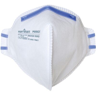 Portwest P250 Ffp2 Foldbar Filtermaske ( Kasse Á 10 Stk )-Hvid-One Size Portwest P250 Ffp2 Foldbar Filtermaske ( Kasse Á 10 Stk )-Hvid-One Size