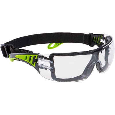 Portwest Ps11 Tech Look Plus Sikkerhedsbrille-Klar-One Size Portwest Ps11 Tech Look Plus Sikkerhedsbrille-Klar-One Size