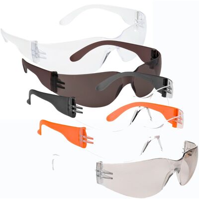 Portwest Pw32 Wrap Around Sikkerhedsbrille-Sort-One Size Portwest Pw32 Wrap Around Sikkerhedsbrille-Sort-One Size