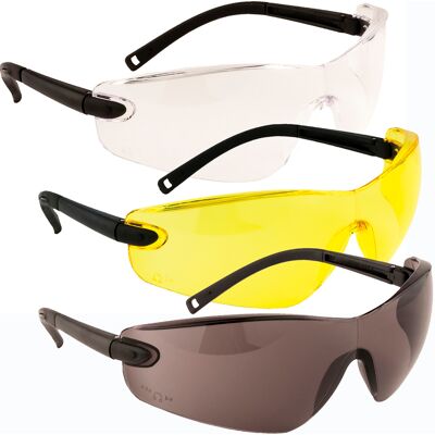 Portwest Pw34 Profil Sikkerhedsbrille-Gul-One Size Portwest Pw34 Profil Sikkerhedsbrille-Gul-One Size