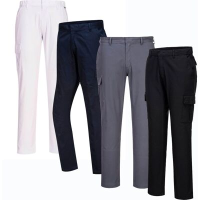 Portwest S231 Stretch Slimfit Combat Bukser 28 Mørk Navy Portwest S231 Stretch Slimfit Combat Bukser 28 Mørk Navy