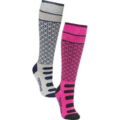 Trespass - Concave - Rosa - UK 12-3 - Ski Socks Trespass - Concave - Rosa - UK 12-3 - Ski Socks