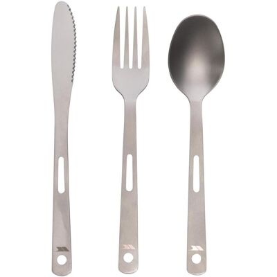 Trespass Vesco - Cutlery Set Metal One Size Trespass Vesco - Cutlery Set Metal One Size