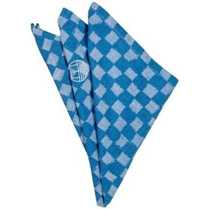 Byon Blue Cotton Napkin Checki 2 Pcs Blue One Size