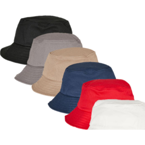Flexfit Fx5003kh Kids´ Flexfit Cotton Twill Bucket Hat White One Size