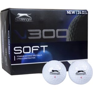 Slazenger V300 Golfbolde 24 Pk.Hvid-Hvid-One Size