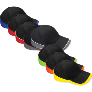 Beechfield Rød/Sort/Hvid Konkurrencekasket - Kasket Beechfield Rød/Sort/Hvid Konkurrencekasket - Kasket