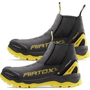 Airtox Glc-R Sikkerhedsstøvlet G-Force Pullon M/elastik Med Esd-Gul-48 Airtox Glc-R Sikkerhedsstøvlet G-Force Pullon M/elastik Med Esd-Gul-48