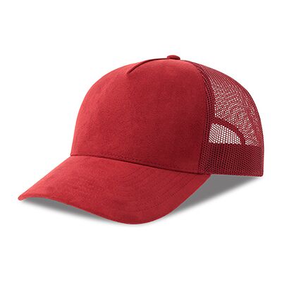 Atlantis At536 Rapper Suede-S Cap Med Ruskind - Burgundy - One Size Atlantis At536 Rapper Suede-S Cap Med Ruskind - Burgundy - One Size