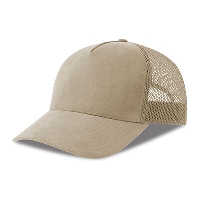 Atlantis At536 Rapper Suede-S Cap Med Ruskind - Stone - One Size Atlantis At536 Rapper Suede-S Cap Med Ruskind - Stone - One Size