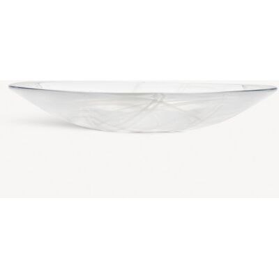 Kosta Boda Contrast Dish White/white 380mm One Size Kosta Boda Contrast Dish White/white 380mm One Size