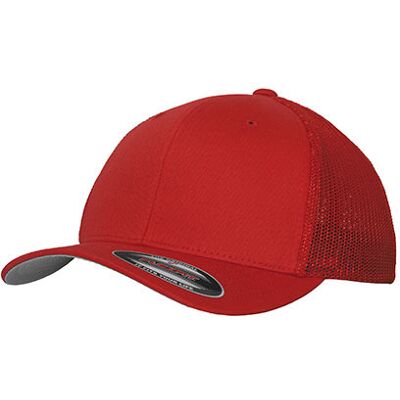 Flexfit Fx6511, Caps Flexfit Mesh Trucker Cap - Red - S/m Flexfit Fx6511, Caps Flexfit Mesh Trucker Cap - Red - S/m