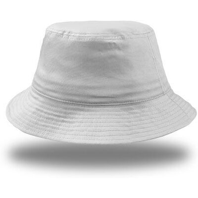 Atlantis At314, Hatte Bucket Cotton Hat - Hvid - One Size Atlantis At314, Hatte Bucket Cotton Hat - Hvid - One Size