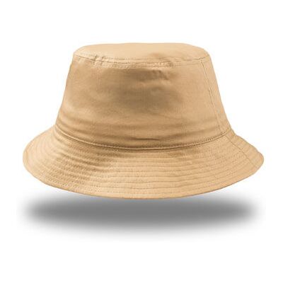 Atlantis At314, Hatte Bucket Cotton Hat - Khaki - One Size Atlantis At314, Hatte Bucket Cotton Hat - Khaki - One Size