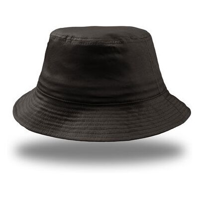 Atlantis At314, Hatte Bucket Cotton Hat - Sort - One Size Atlantis At314, Hatte Bucket Cotton Hat - Sort - One Size
