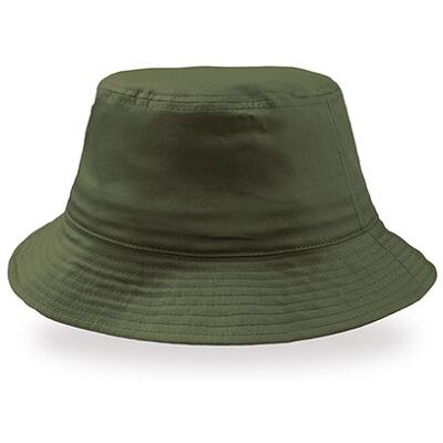 Atlantis At314, Hatte Bucket Cotton Hat - Oliven - One Size Atlantis At314, Hatte Bucket Cotton Hat - Oliven - One Size