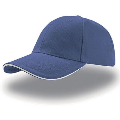 Atlantis At610, Caps Liberty Sandwich Cap - Royal/hvid - One Size Atlantis At610, Caps Liberty Sandwich Cap - Royal/hvid - One Size