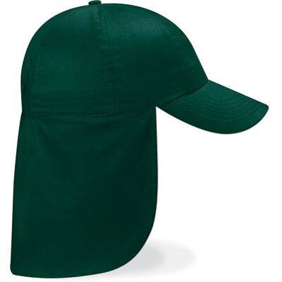 Beechfield Cb11b, Caps Junior Legionnaire Style Cap - Flaske Grøn - One Size Beechfield Cb11b, Caps Junior Legionnaire Style Cap - Flaske Grøn - One Size