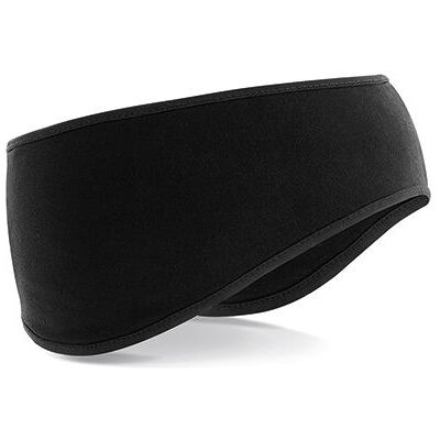 Beechfield Cb316, Huer Softshell Sports Tech Headband - Sort - One Size Beechfield Cb316, Huer Softshell Sports Tech Headband - Sort - One Size